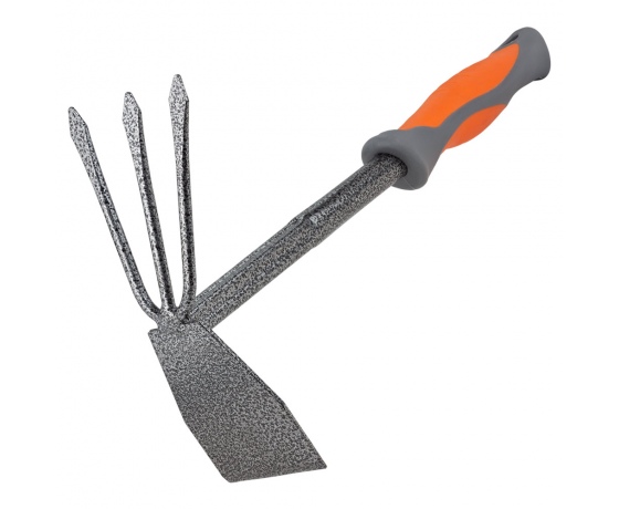 Фото 2 - Мотыга комбинированная плоская + 3-х зубая (ABS+TPR) FLORA (5041974)