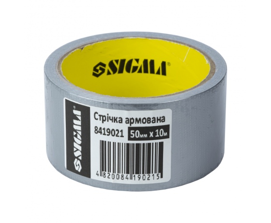 Фото 2 - Лента армированная (серая) 50мм×10м SIGMA (8419021)