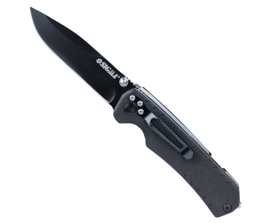 Фото 2 - Нож раскладной 112мм (рукоятка композит G10) SIGMA (4375721)