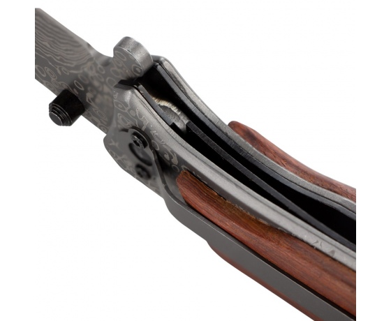 Фото 4 - Нож раскладной 122мм (рукоятка дерево) SIGMA (4375821)