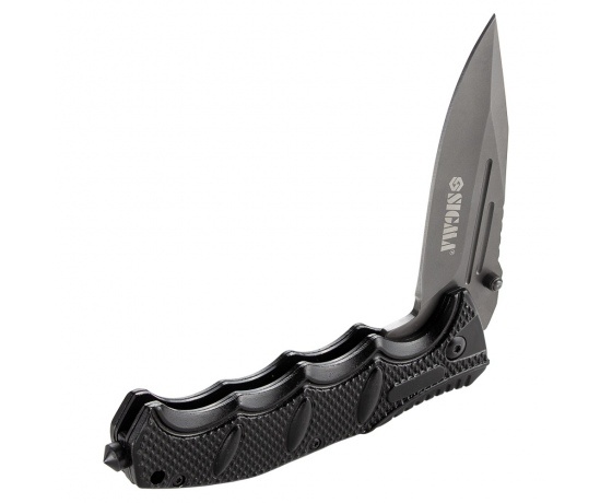 Фото 6 - Нож раскладной 124мм (рукоятка алюминиевый сплав) SIGMA (4375851)