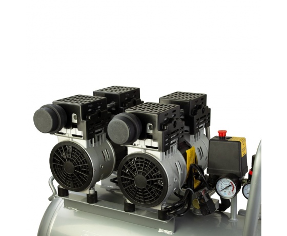 Фото 9 - Компрессор четырехцилиндровый безмасляный 2.2кВт 308л/мин 8бар 50л SIGMA (7042551)