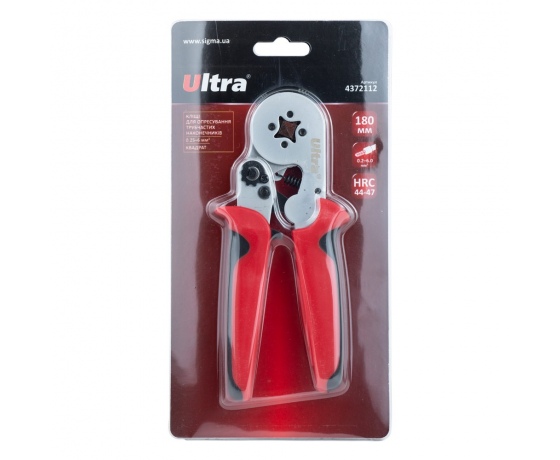 Фото 7 - Клещи для опрессовки трубчатых наконечников 0.25-6мм² (квадрат) ULTRA (4372112)
