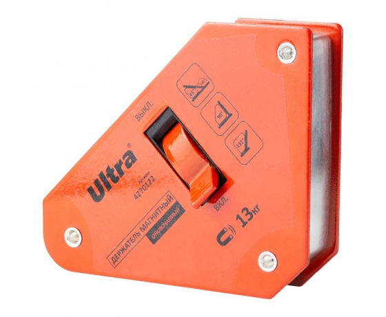 Фото 3 - Держатель магнитный отключаемый 13кг 100×95×110мм (45,90,135°) ULTRA (4270122)