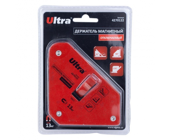 Фото 5 - Держатель магнитный отключаемый 13кг 100×95×110мм (45,90,135°) ULTRA (4270122)