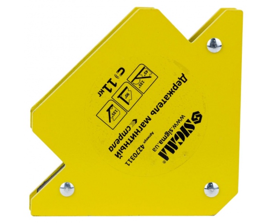 Фото 3 - Магнит для сварки стрела 11кг 75×65мм (45,90,135°) SIGMA (4270311)