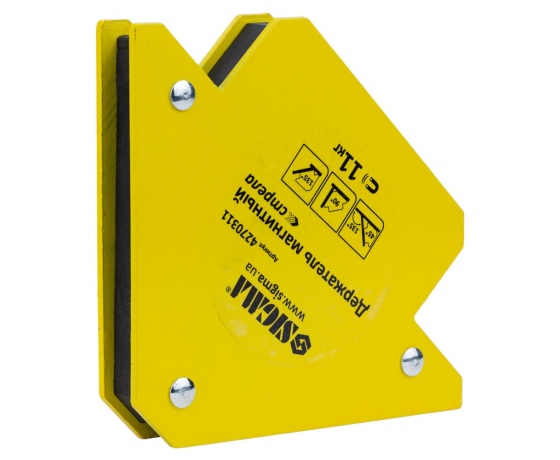 Фото 4 - Магнит для сварки стрела 11кг 75×65мм (45,90,135°) SIGMA (4270311)