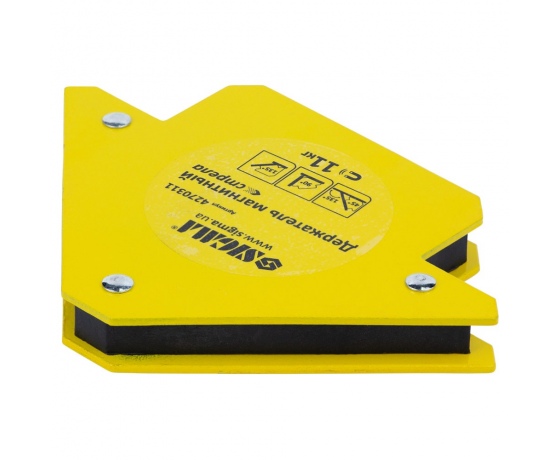 Фото 6 - Магнит для сварки стрела 11кг 75×65мм (45,90,135°) SIGMA (4270311)