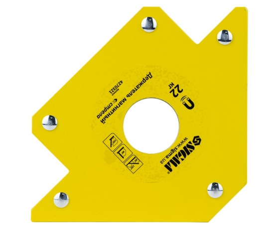 Фото 3 - Магнит для сварки стрела 22кг 90×90 мм (45,90,135°) SIGMA (4270321)