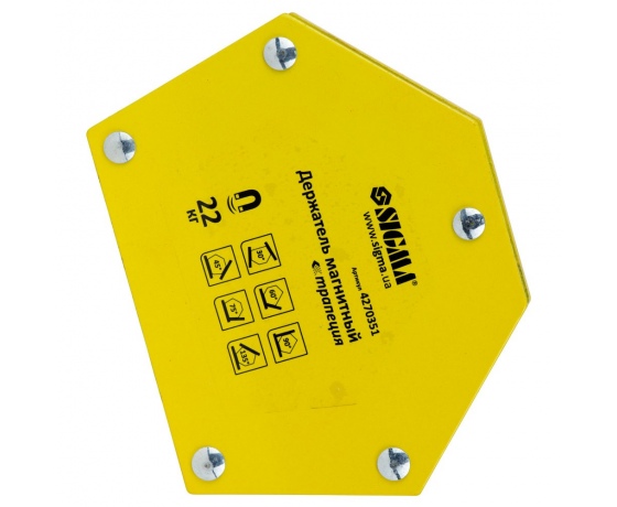 Фото 3 - Магнит для сварки трапеция 22кг 90×54×54×43мм (30,45,60,75,90,135°) SIGMA (4270351)