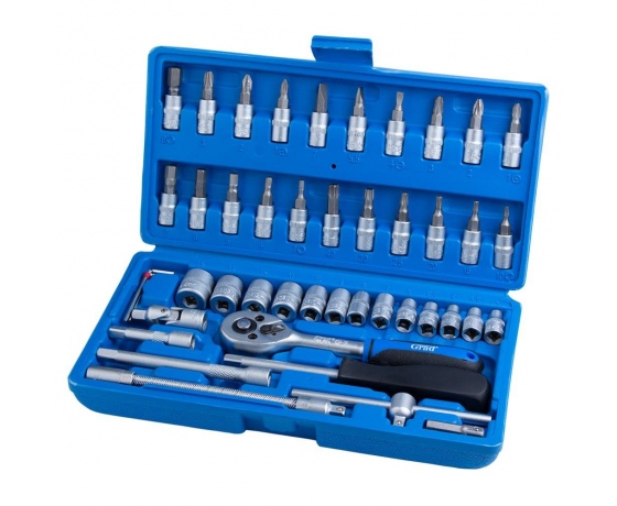 Фото 2 - Набор насадок торцевых и биты 1/4