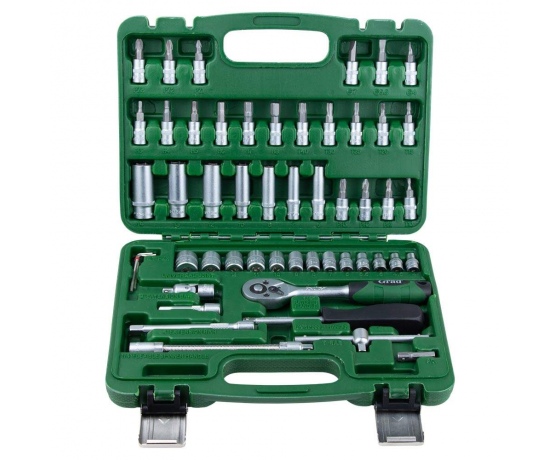 Фото 3 - Набор насадок торцевых и биты 1/4