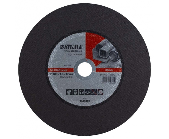 Фото 2 - Круг отрезной по металлу Ø300×3.0×32мм SIGMA (1940861)
