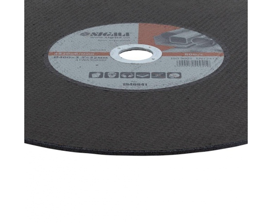 Фото 4 - Круг отрезной по металлу Ø400×3.5×32мм SIGMA (1940941)