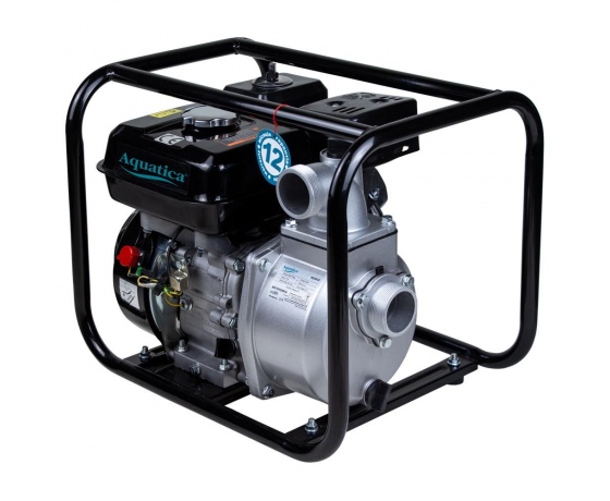 Фото 4 - Мотопомпа 6.5л.с. Hmax 26м Qmax 30м³/ч (4-х тактный) AQUATICA (772531)