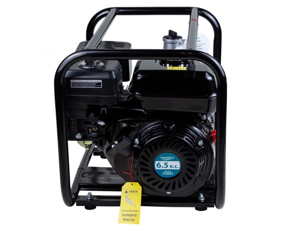 Фото 9 - Мотопомпа 6.5л.с. Hmax 26м Qmax 30м³/ч (4-х тактный) AQUATICA (772531)