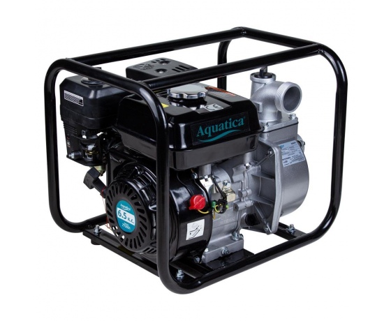 Фото 2 - Мотопомпа 6.5л.с. Hmax 26м Qmax 30м³/ч (4-х тактный) AQUATICA (772531)