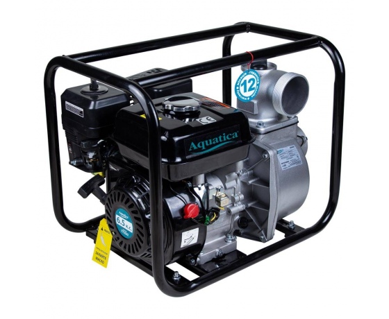 Фото 2 - Мотопомпа 6.5л.с. Hmax 30м Qmax 65м³/ч (4-х тактный) AQUATICA (772532)