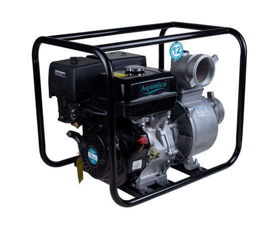 Фото 2 - Мотопомпа 13л.с. Hmax 23м Qmax 120м³/ч (4-х тактный) AQUATICA (772533)