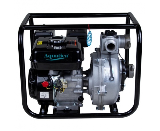 Фото 3 - Мотопомпа 6.5л.с. Hmax 70м Qmax 33м³/ч (4-х тактный) AQUATICA (772535)