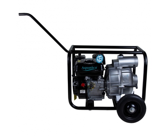 Фото 3 - Мотопомпа 6.5л.с. Hmax 28м Qmax 50м³/ч (4-х тактный) для грязной воды AQUATICA (772537)