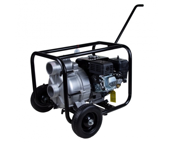 Фото 6 - Мотопомпа 6.5л.с. Hmax 28м Qmax 50м³/ч (4-х тактный) для грязной воды AQUATICA (772537)