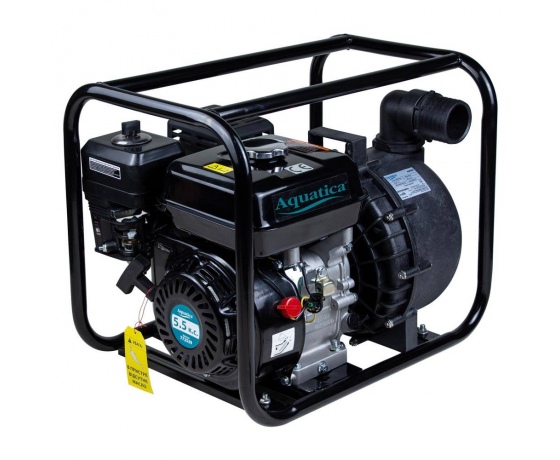 Фото 2 - Мотопомпа 5.5л.с. Hmax 30м Qmax 38м³/ч (4-х тактный) для агрессивной среды AQUATICA (772539)