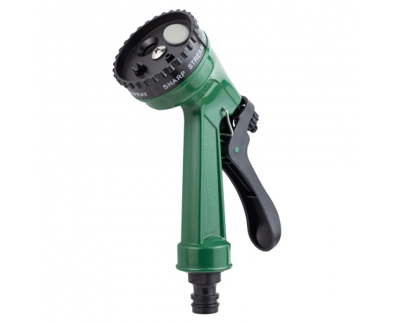 Фото 3 - Набор для полива пистолет распылитель 4-х режимный 2 коннектора+адаптер на шланг 3/4