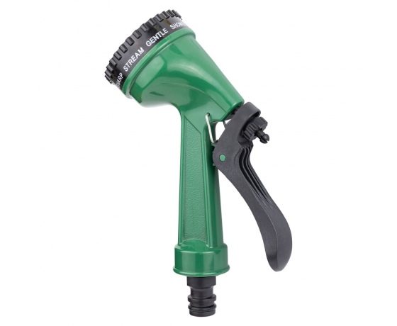 Фото 5 - Набор для полива пистолет распылитель 4-х режимный 2 коннектора+адаптер на шланг 3/4