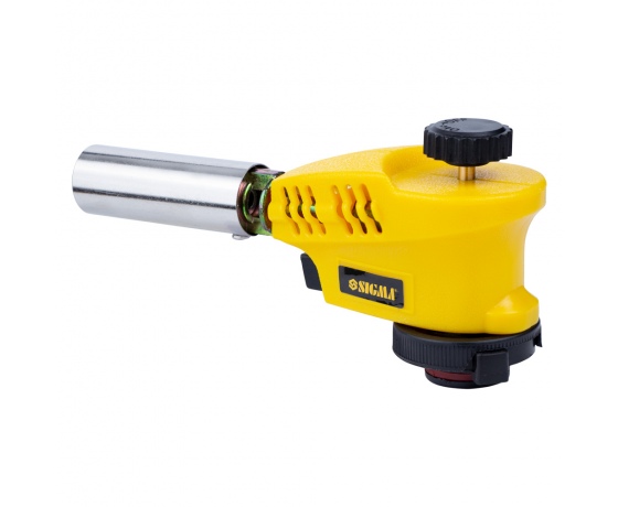 Фото 4 - Горелка газовая с регулировкой пламени сверху и пьезоподжигом Ø20мм 153мм SIGMA (2901431)