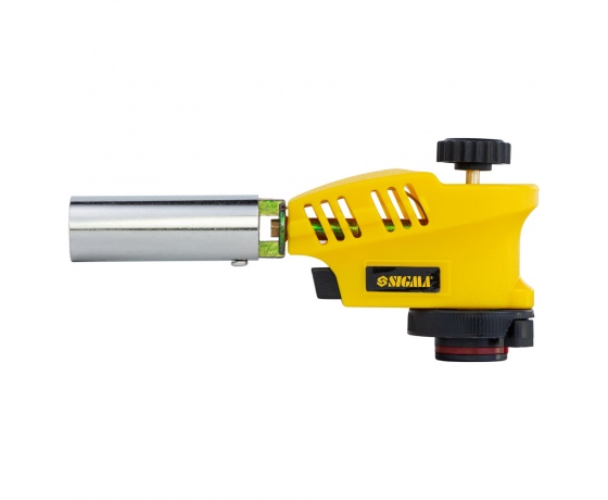 Фото 2 - Горелка газовая с регулировкой пламени сверху и пьезоподжигом Ø20мм 153мм SIGMA (2901431)