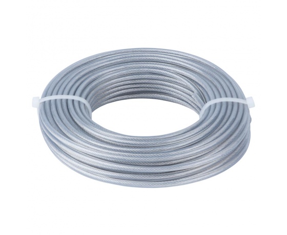 Фото 2 - Леска для триммера с алюминиевым кордом Ø2.4мм 15м SIGMA (5614011)