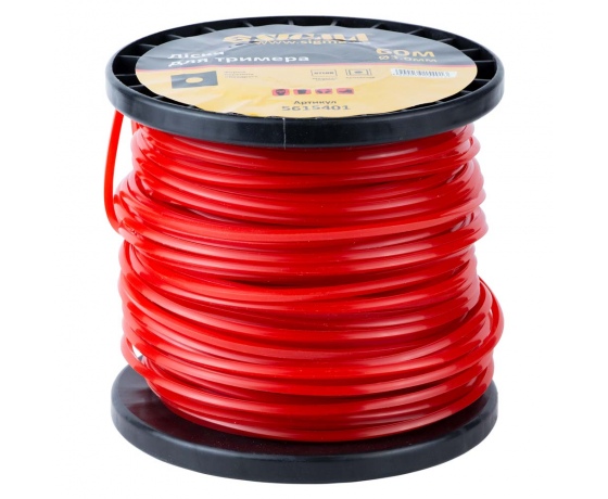 Фото 2 - Леска для триммера армированный квадрат Ø3.0мм 60м катушка SIGMA (5615401)