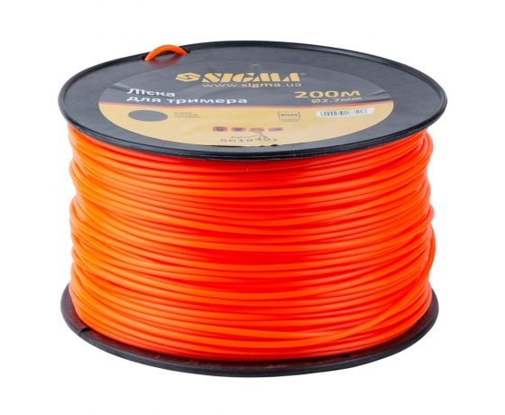 Фото 2 - Леска для триммера круг Ø2.7мм 200м катушка SIGMA (5618351)