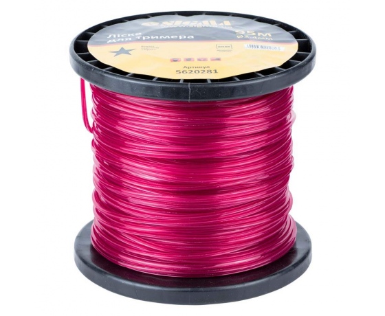 Фото 2 - Леска для триммера звезда Ø2.4мм 95м катушка SIGMA (5620281)