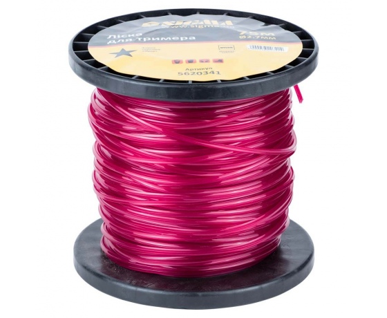 Фото 2 - Леска для триммера звезда Ø2.7мм 75м катушка SIGMA (5620341)