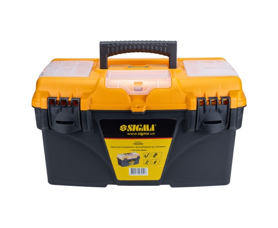 Фото 3 - Ящик для инструмента со съёмными органайзерами 434×250×238мм SIGMA (7403941)