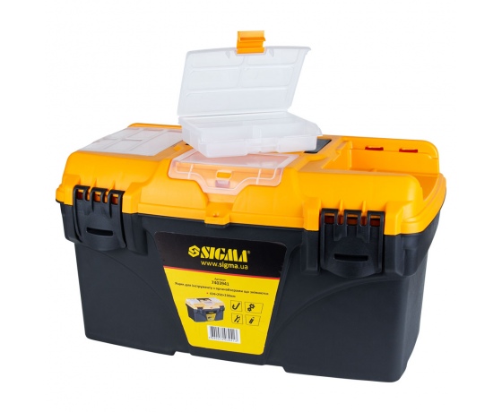 Фото 4 - Ящик для инструмента со съёмными органайзерами 434×250×238мм SIGMA (7403941)