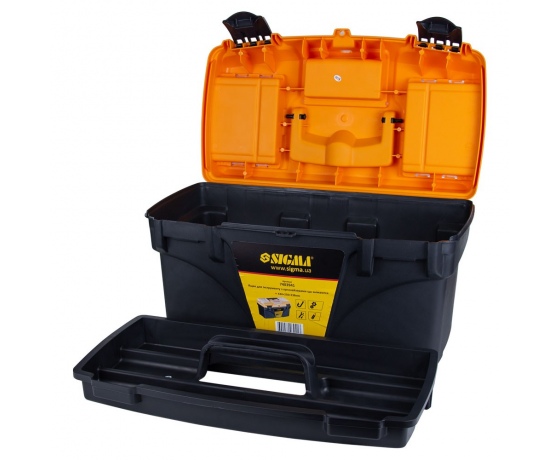 Фото 5 - Ящик для инструмента со съёмными органайзерами 434×250×238мм SIGMA (7403941)