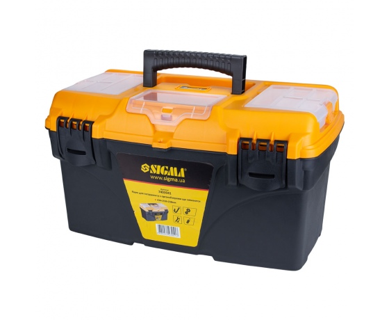 Фото 2 - Ящик для инструмента со съёмными органайзерами 434×250×238мм SIGMA (7403941)