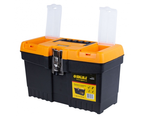 Фото 4 - Ящик для инструмента (металлические замки) 320×155×187мм SIGMA (7403531)