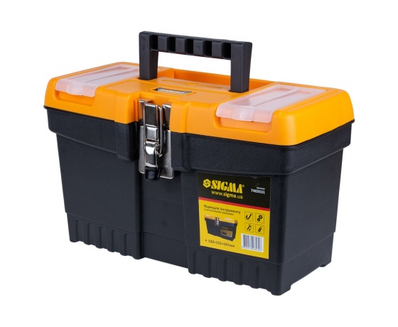 Фото 2 - Ящик для инструмента (металлические замки) 320×155×187мм SIGMA (7403531)