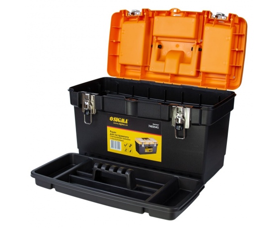 Фото 5 - Ящик для инструмента (металлические замки) 413×212×244мм SIGMA (7403541)