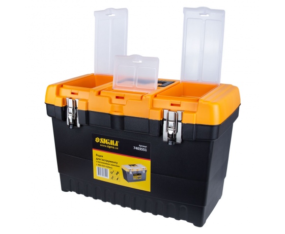 Фото 5 - Ящик для инструмента (металлические замки) 486×267×320мм SIGMA (7403551)