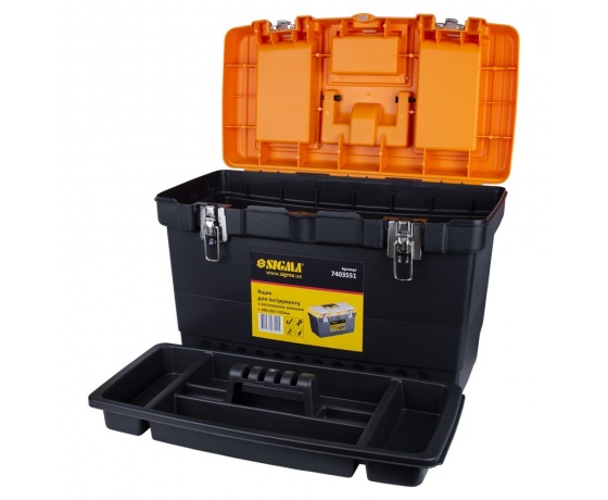 Фото 6 - Ящик для инструмента (металлические замки) 486×267×320мм SIGMA (7403551)