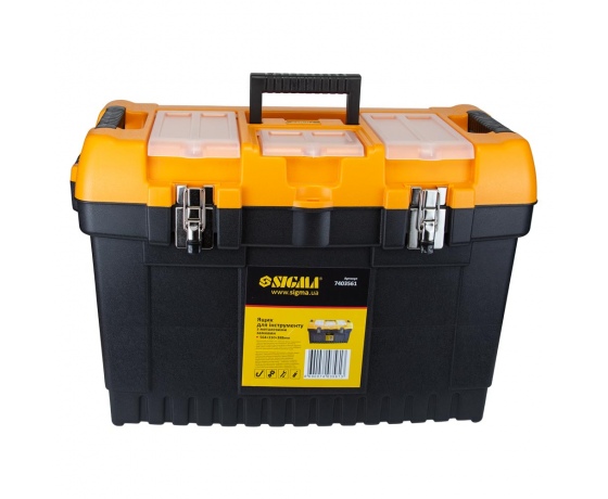 Фото 3 - Ящик для инструмента (металлические замки) 564×310×388мм SIGMA (7403561)