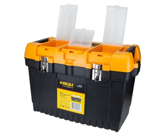 Фото 4 - Ящик для инструмента (металлические замки) 564×310×388мм SIGMA (7403561)