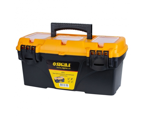Фото 2 - Ящик для инструмента с органайзером 410×209×195мм SIGMA (7403791)
