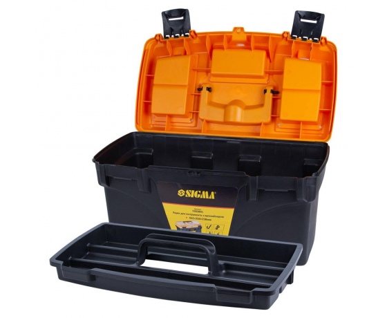 Фото 5 - Ящик для инструмента с органайзером 432×250×238мм SIGMA (7403801)