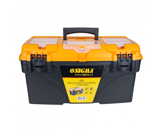 Фото 3 - Ящик для инструмента с органайзером 535×291×280мм SIGMA (7403811)